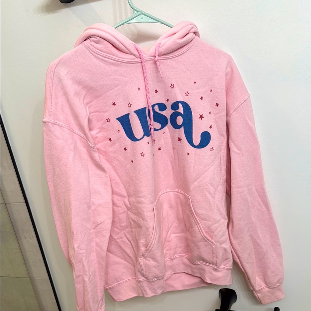 Gildan Pink Sweater USA Design